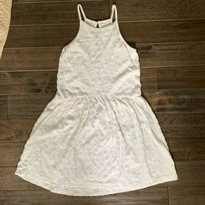 White star textured dress